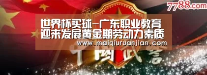 世界杯买球-广东职业教育迎来发展黄金期劳动力素质提升(图2) 世界杯赛程